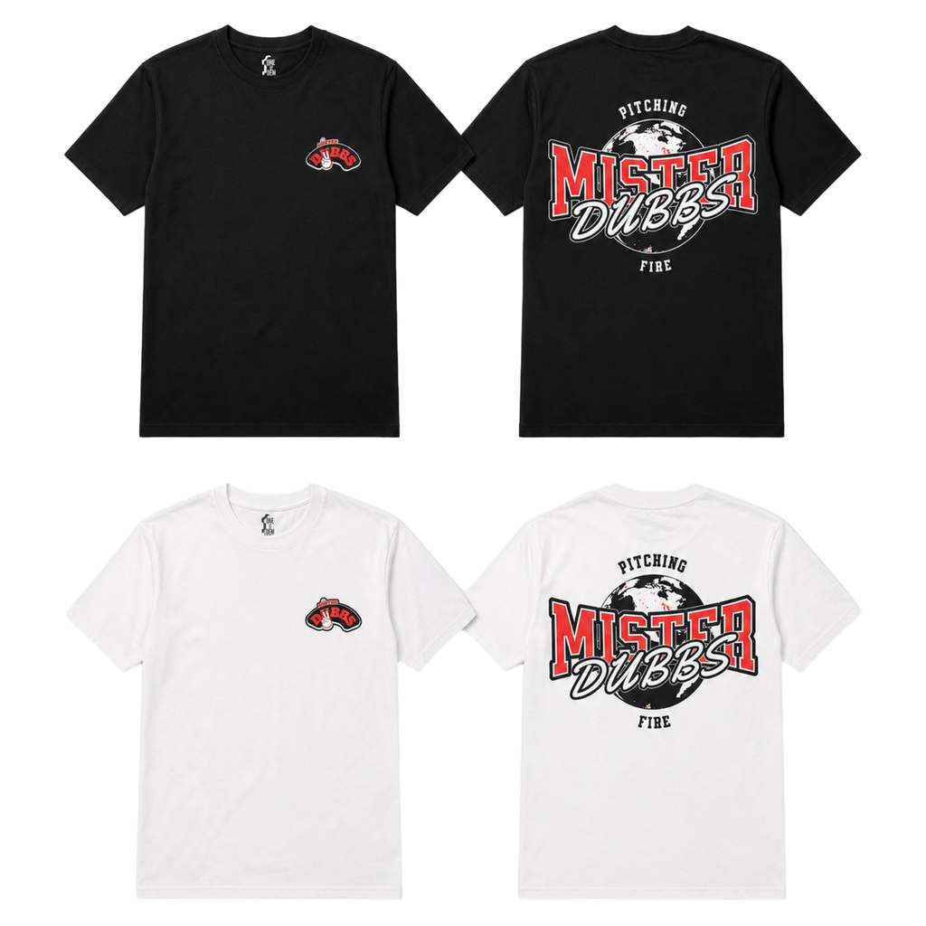 Mister Dubbs Classic Pitching Fire T-shirt