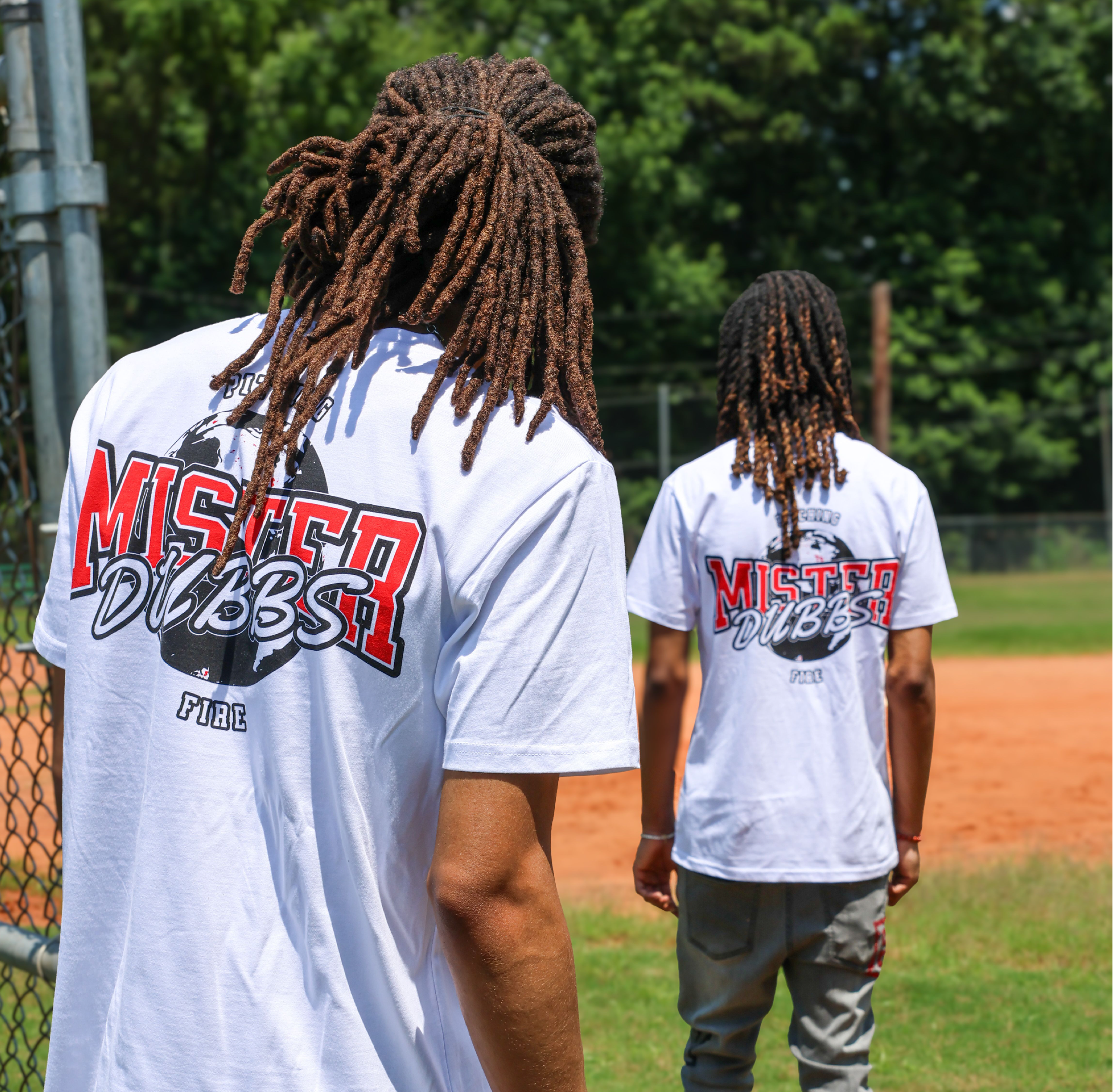 Mister Dubbs Classic Pitching Fire T-shirt