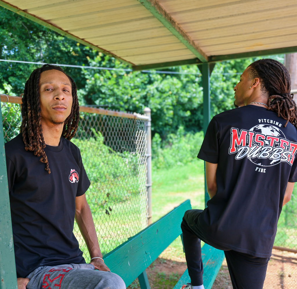 Mister Dubbs Classic Pitching Fire T-shirt