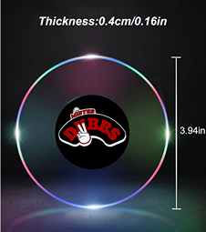 Mister Dubbs RGB LED Colorful Drink Coasters