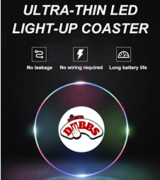 Mister Dubbs RGB LED Colorful Drink Coasters